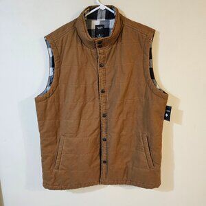 Union Men's Sasquatch Quilted Plaid Vest - XL